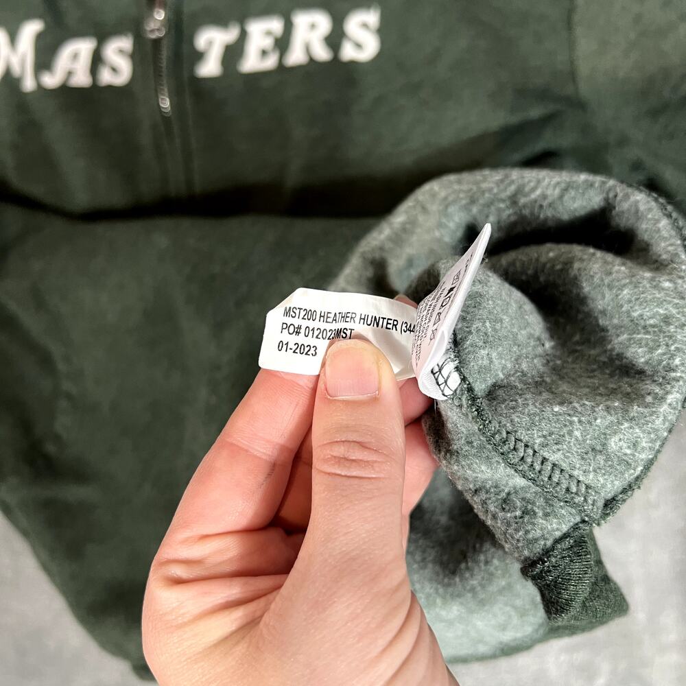 Masters Women's Dark Green Half-Zip Pullover Sweatshirt - Picture 8 of 10